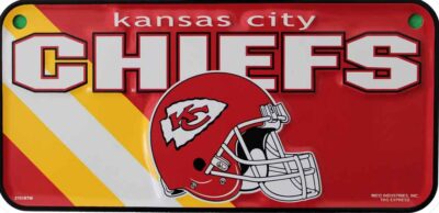 Chiefs NFL Bike Tag  3x6 Inch