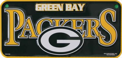 Packers NFL Bike Tag  3x6 Inch