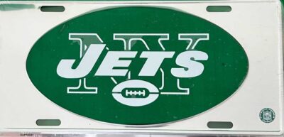 Jets NFL License Plate 6x12 Inch