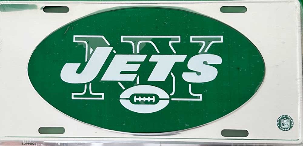 Jets NFL License Plate 6×12 Inch
