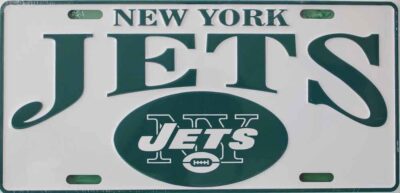 Jets NFL License Plate3 6x12 Inch