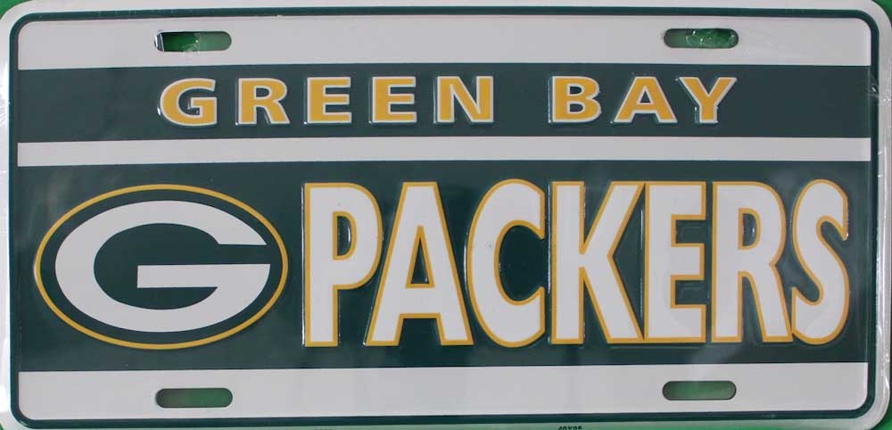 Packers NFL License Plate2 6×12 Inch