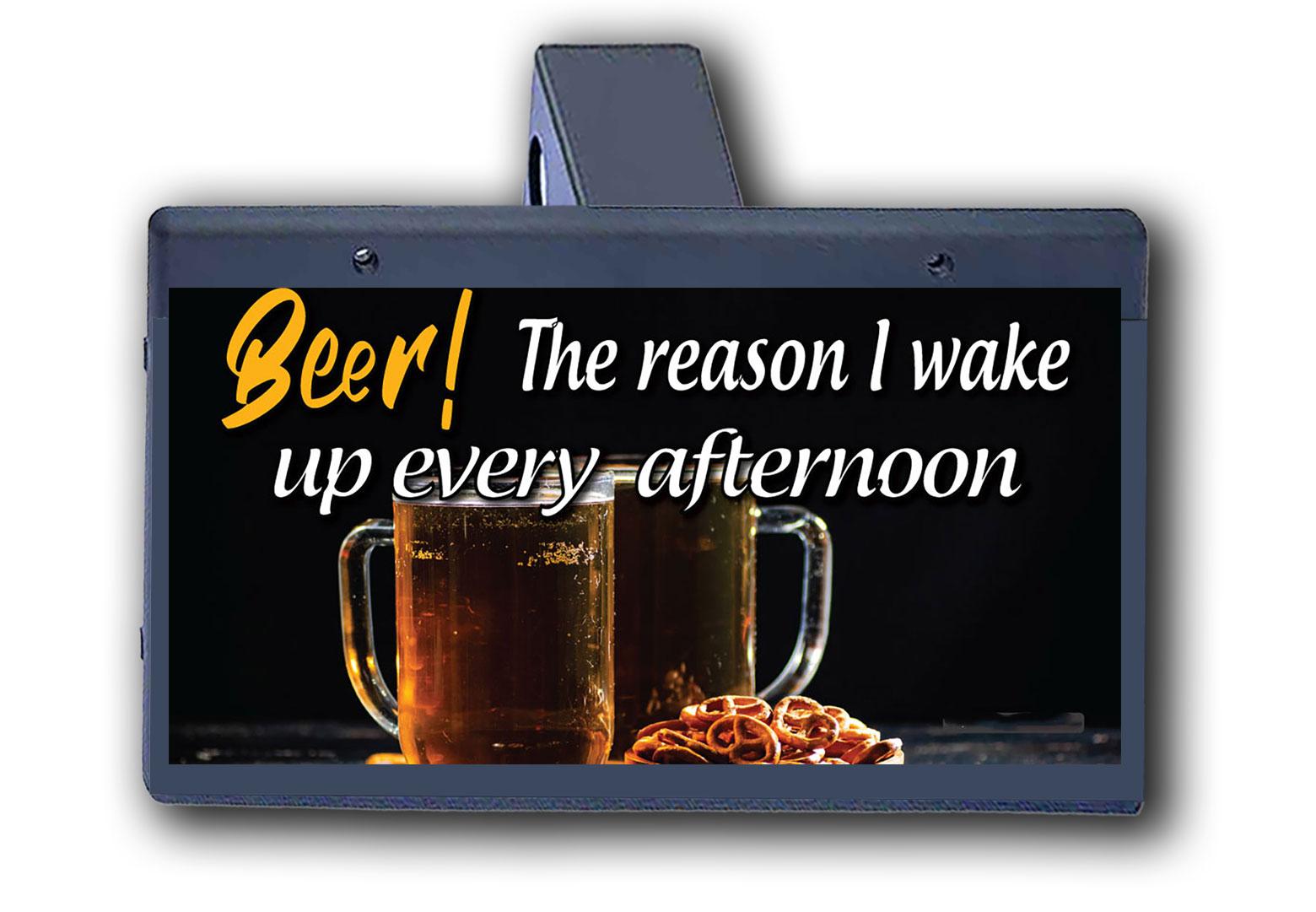 Beer Wakes Me Up - Hitch Cover