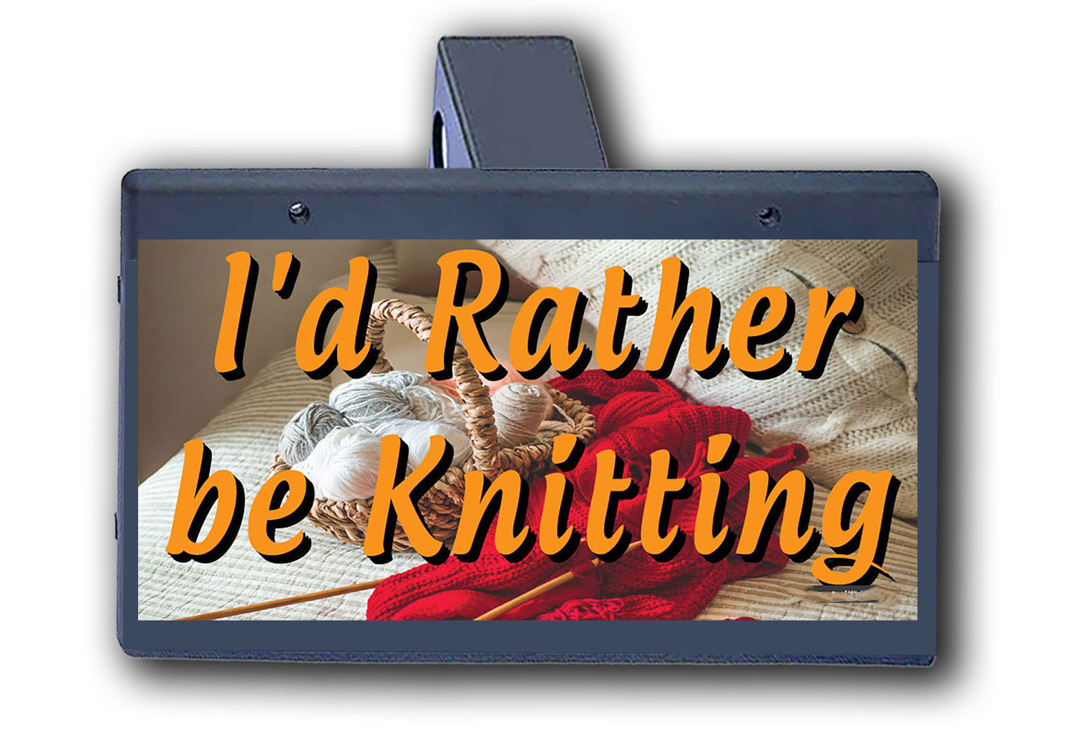 I'd Rather Be Knitting 2 - Hitch Cover