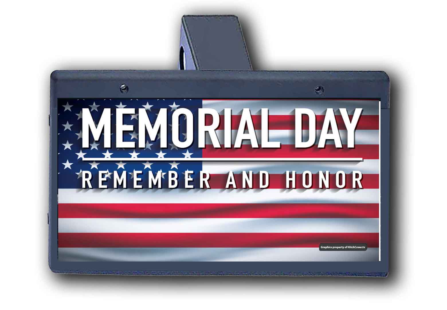 Memorial Day - Remember and Honor - Hitch Cover