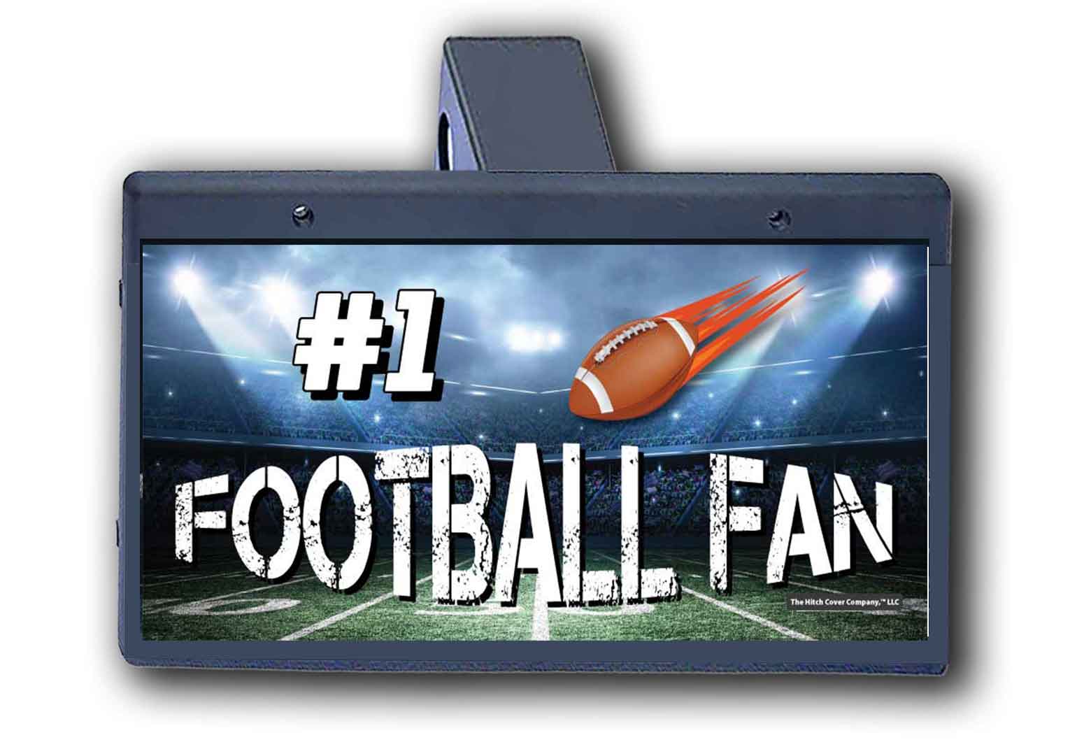 Number 1 Fan - Football - Hitch Cover