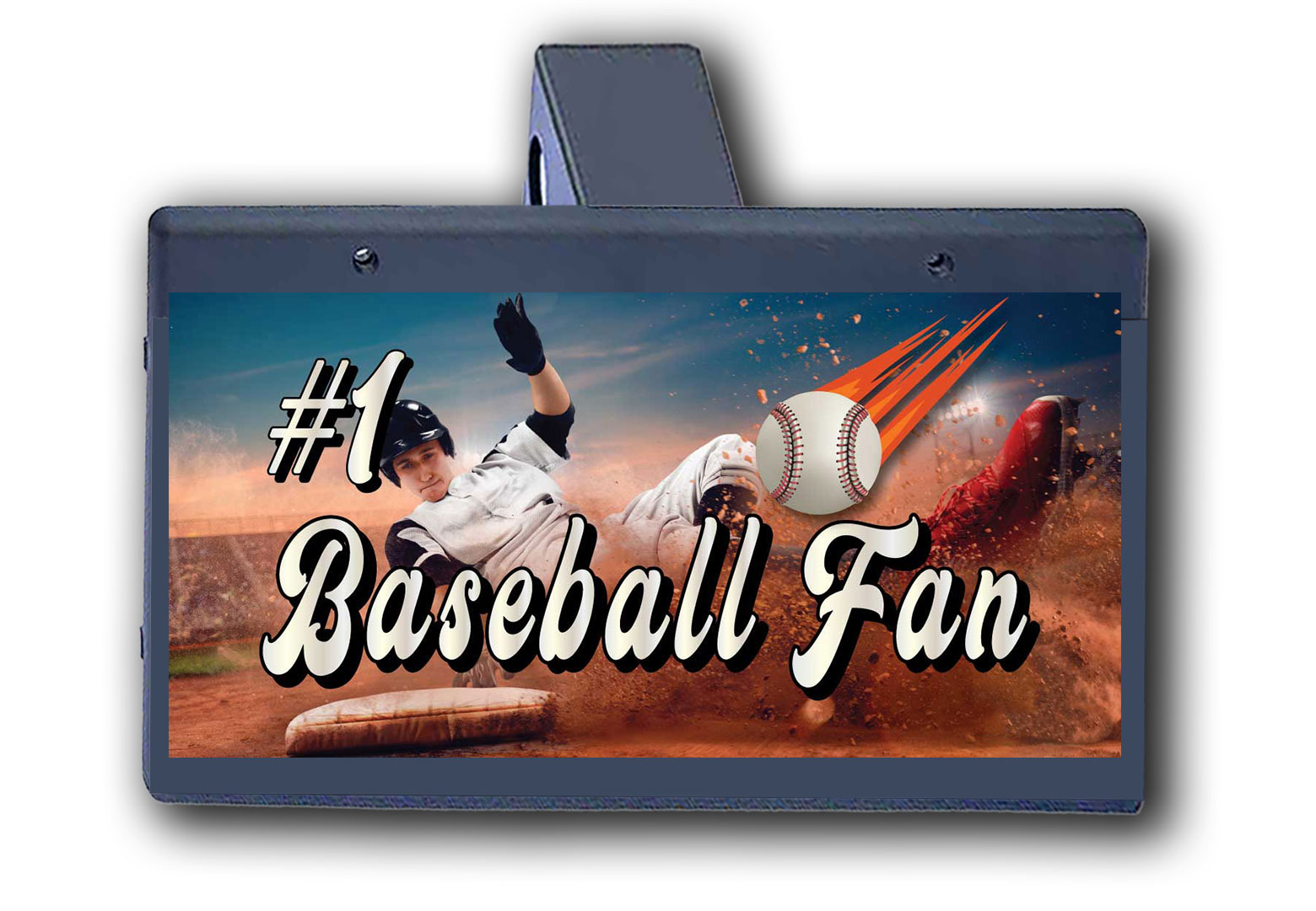 Number 1 Fan - Baseball - Hitch Cover