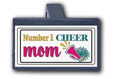 Number 1 Cheer Mom - Hitch Cover