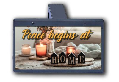 Peace Begins At Home - Hitch Cover