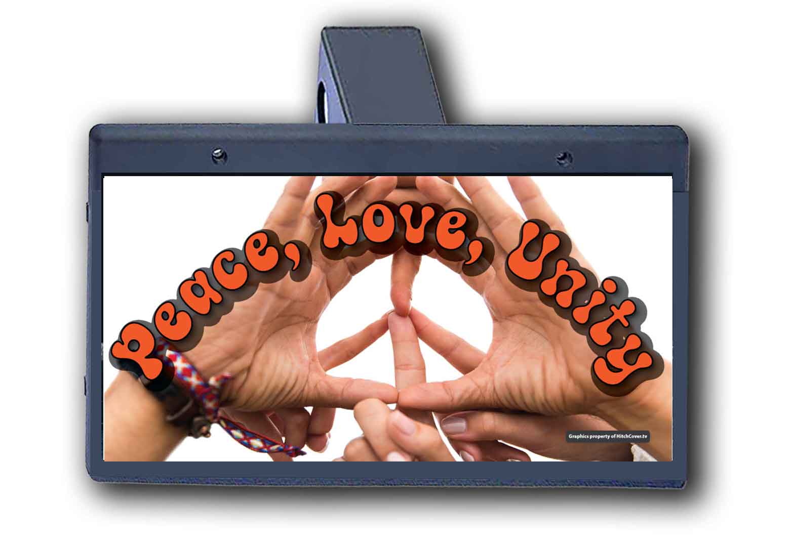 Peace Love Unity - 1 - Hitch Cover