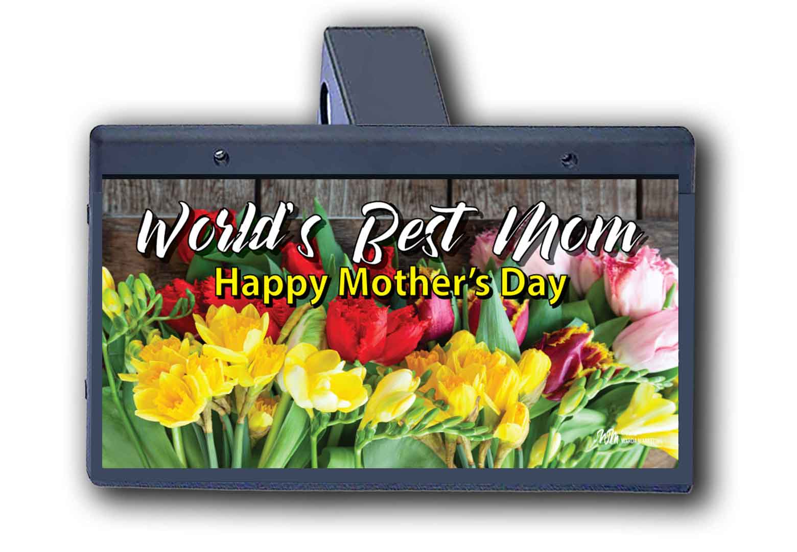 Happy Mothers Day - World's Best - Hitch Cover