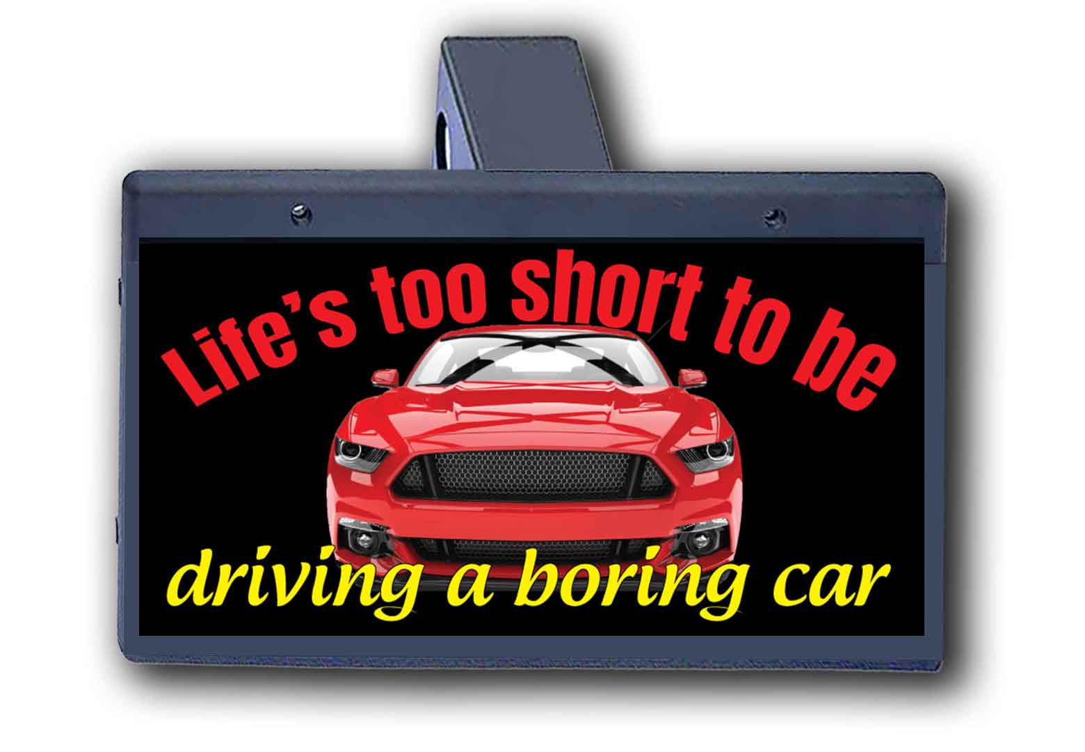 Boring Car - Hitch Cover