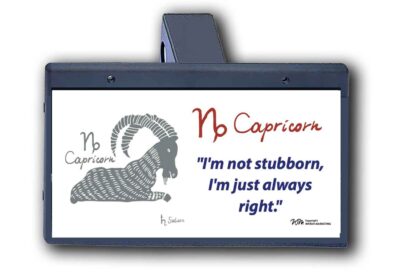Zodiac Capricorn - Hitch Cover