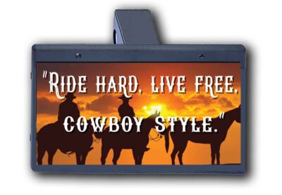 Cow Boy Ride Hard - Hitch Cover