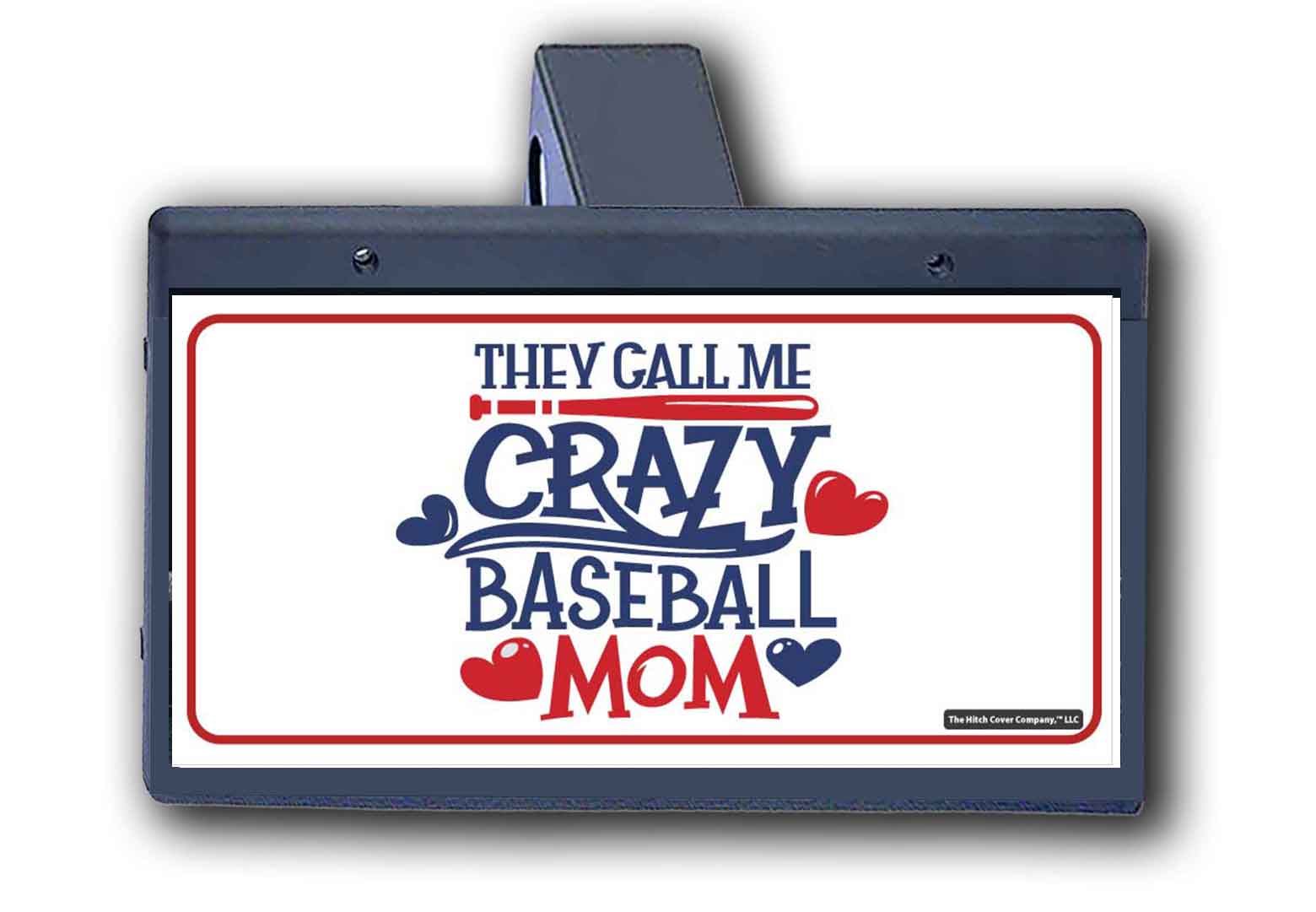 Crazy Baseball Mom - Hitch Cover