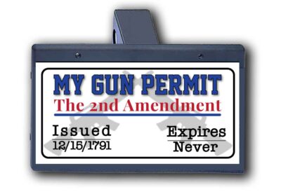Gun Permit - Hitch Cover
