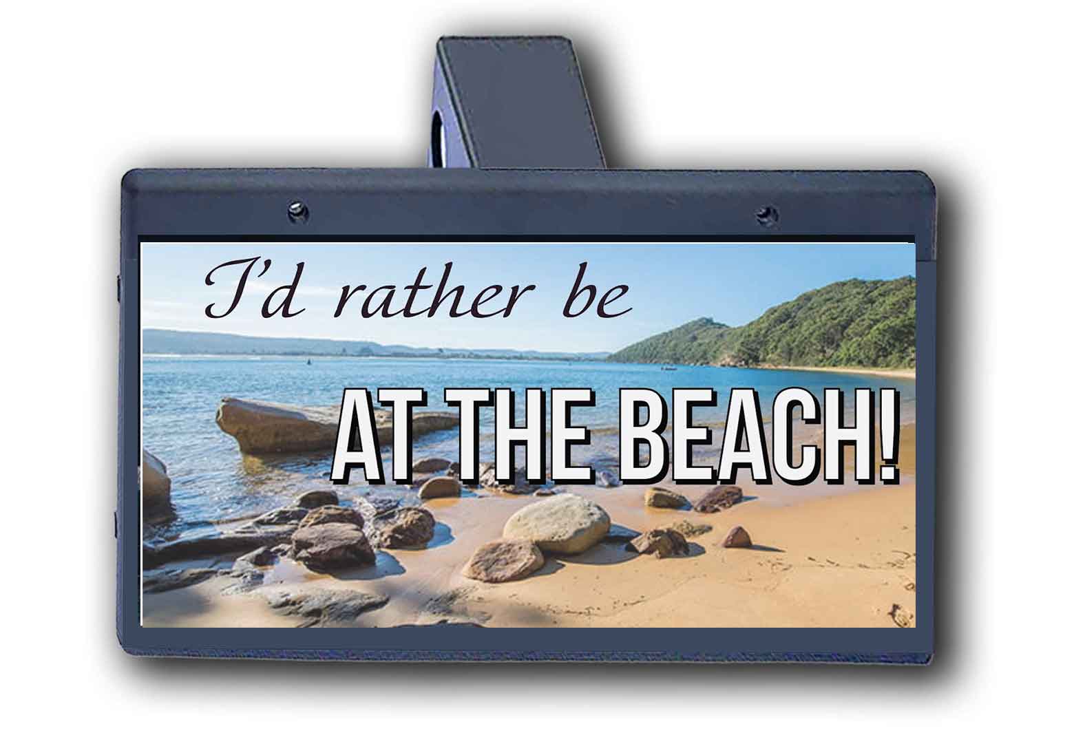 I'd Rather be at the Beach 1 - Hitch Cover