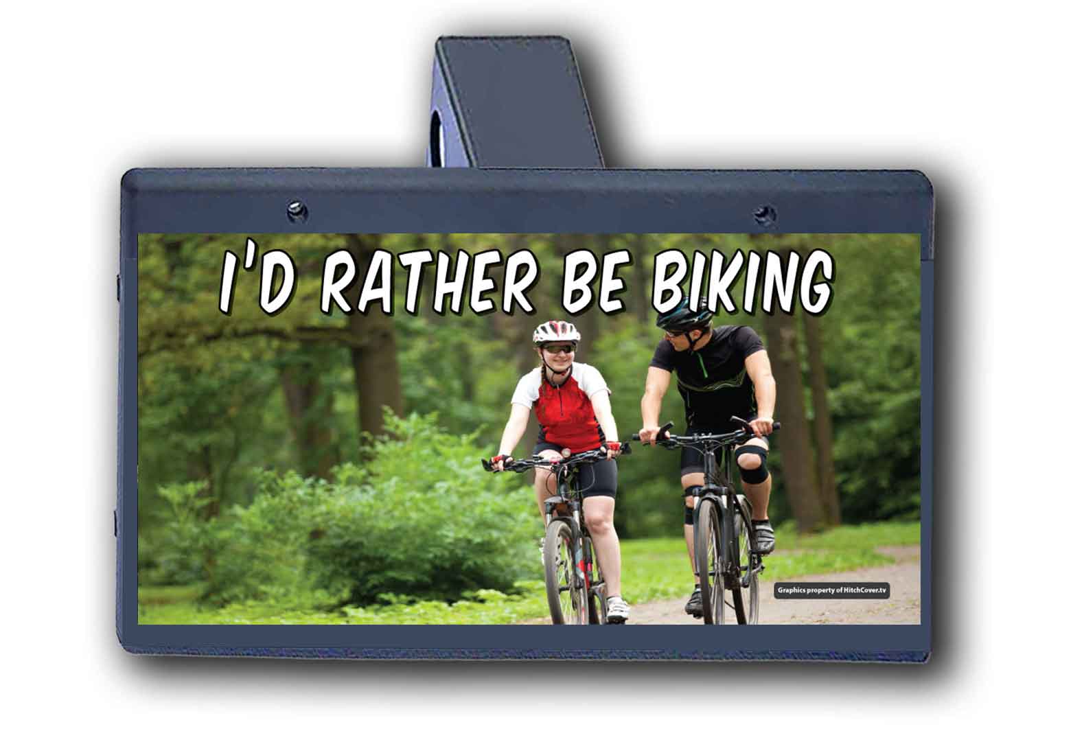 I'd Rather Be Biking - Hitch Cover