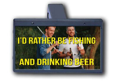 I'd Rather Be Fishing And Drinking Beer - Hitch Cover