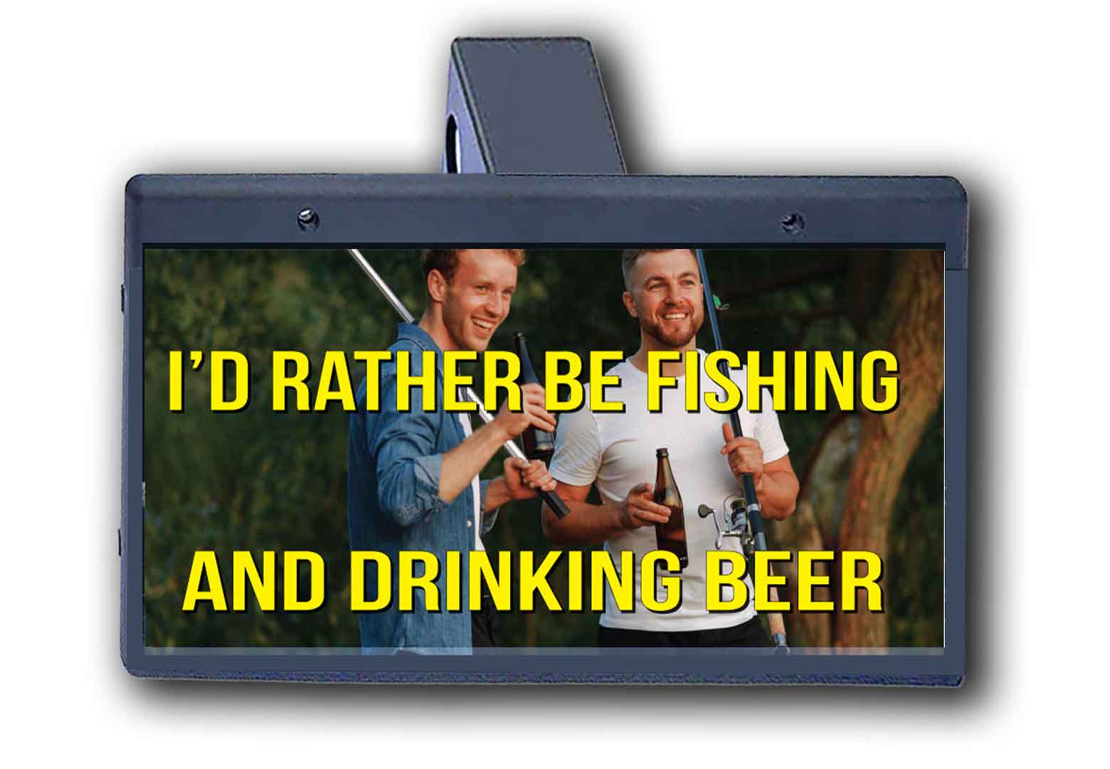 I'd Rather Be Fishing And Drinking Beer - Hitch Cover