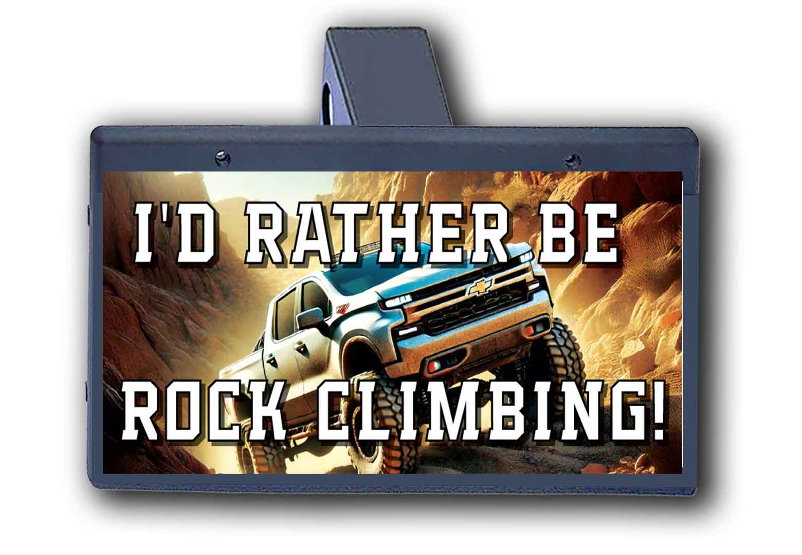 I'd Rather Be Rock Climbing - Hitch Cover