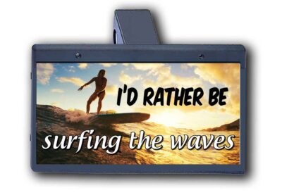 I'd Rather Be Surfing The Waves - Hitch Cover