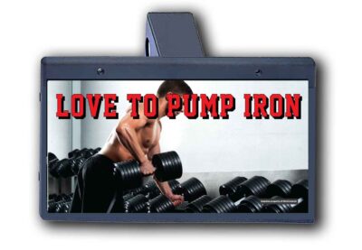 Love To Pump Iron M - Hitch Cover