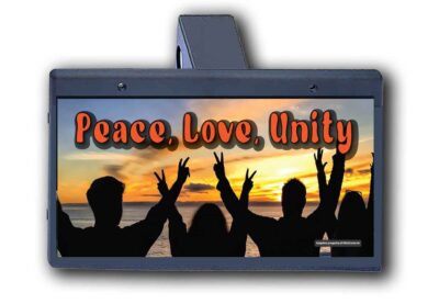 Peace Love Unity 2 - Hitch Cover