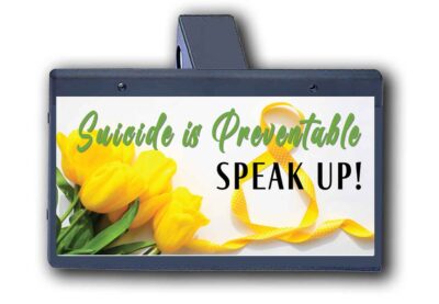 Suicide Is Preventable - Hitch Cover