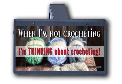 When I'm Not Crocheting - Hitch Cover