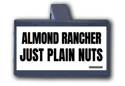 Almonds, Just Plain Nuts - Hitch Cover