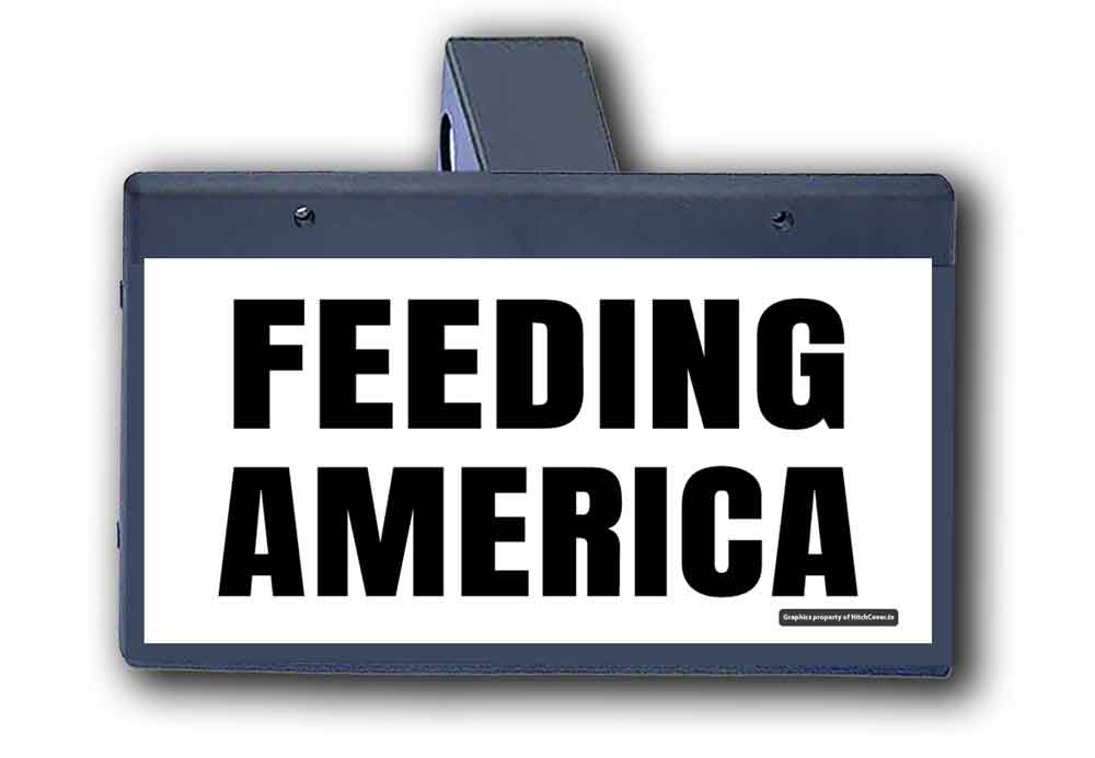 Feeding America Hitch Cover