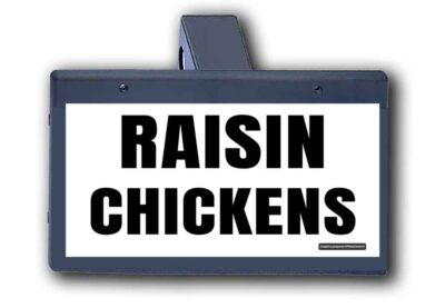 Raisin Chickens - Hitch Cover