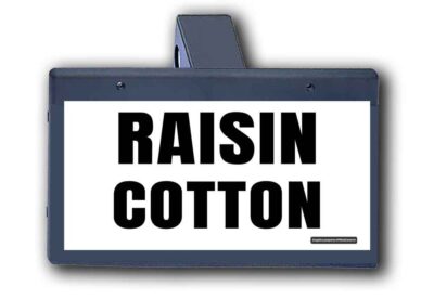Raisin Cotton - Hitch Cover