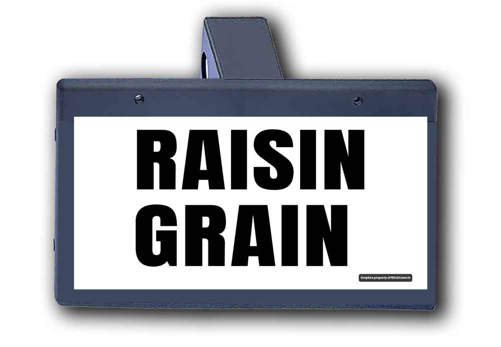 Raisin Grain - Hitch Cover