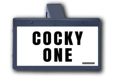Cocky One -  Hitch Cover