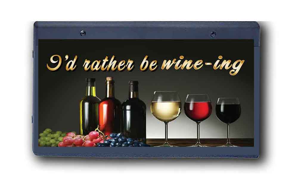 I'd Rather Be Wine-ing - Wall Hanging