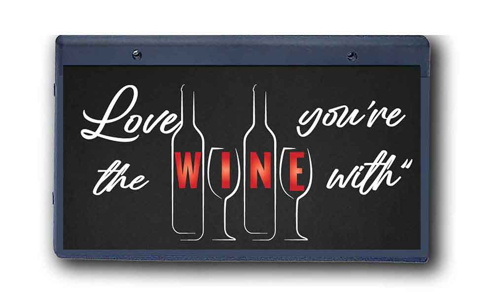 Love The Wine Youre With - Wall Hanging
