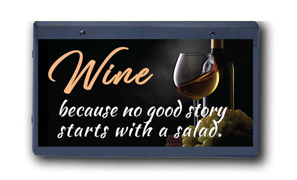 Story Starts With Wine - Wall Hanging