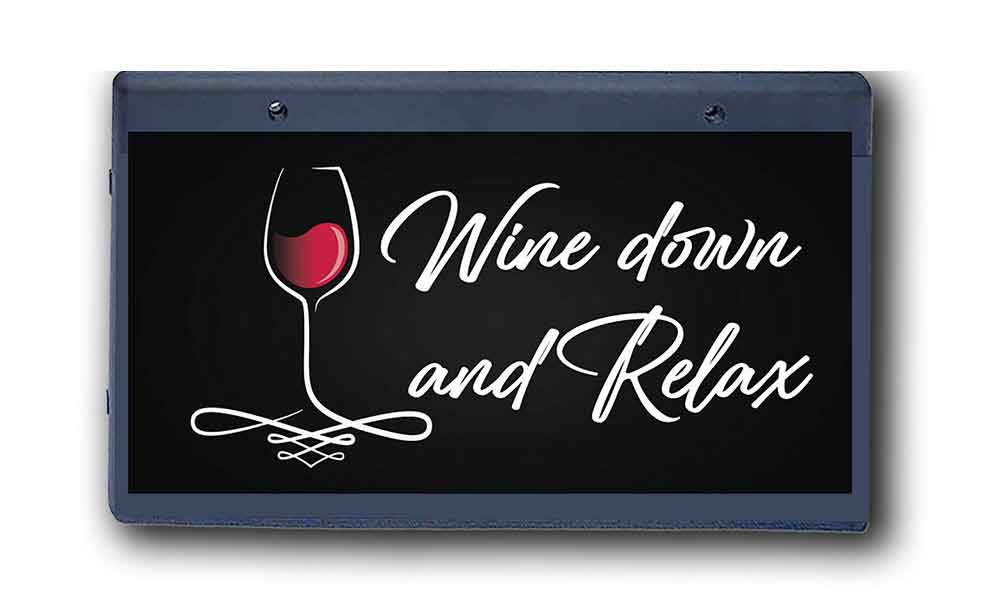 Wine Down Relax - Wall Hanging