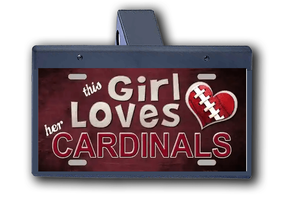Girls Love CARDINALS – Hitch Cover