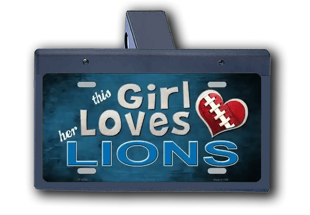 Girls Love LIONS - Hitch Cover