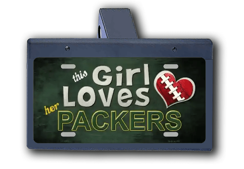 Girls Love PACKERS – Hitch Cover