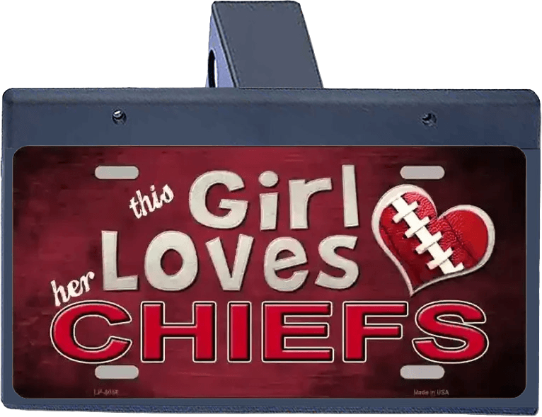 Girls Love CHIEFS - Hitch Cover