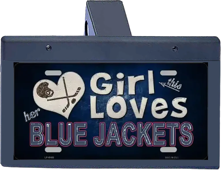 Girls Love Hockey-Blue Jackets